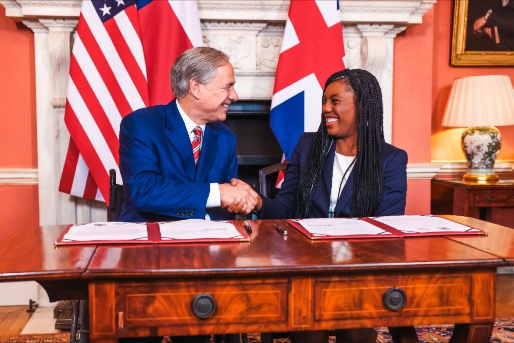 UK & Texas signs landmark Statement of Mutual Co-operation - Wednesday, March 13th 2024